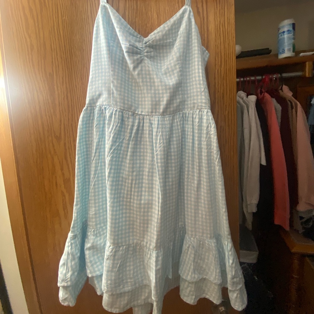 Above the knee Hollister gingham print dress